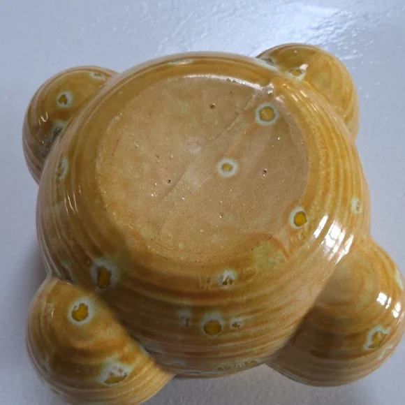 Vintage Yellow Ceramic 5 Pocket Planter/Strawberry Pot - Picture 7 of 10